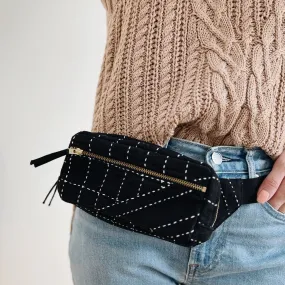 Kantha Crossbody Belt Bag