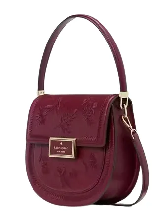 Kate Spade New York Reegan Botanical Embroidered Saddle Bag