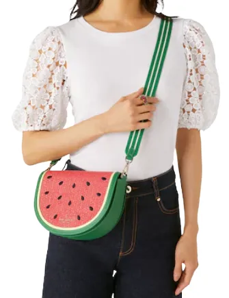 Kate Spade New York Watermelon Crescent Crossbody