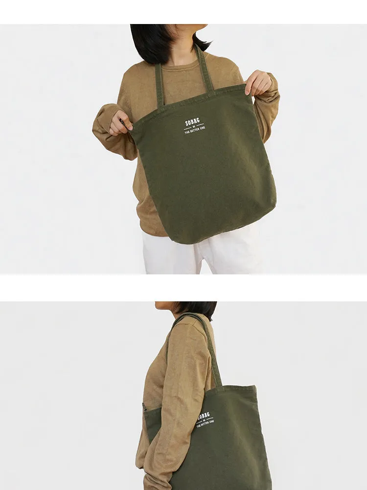 Khaki Canvas Tote Bag Canvas Handbag Womens Canvas Shoulder Tote Bag for Men