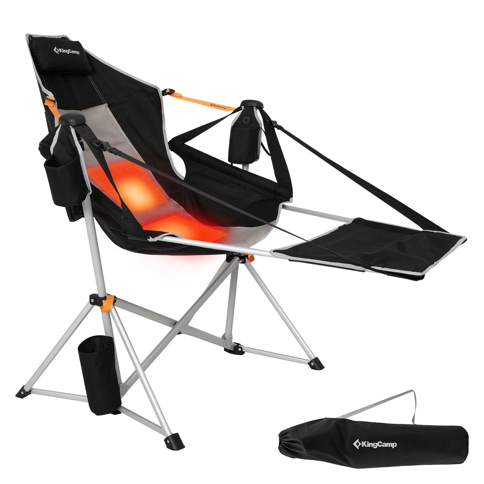 KingCamp ORCHID C20 PLUS Heated Hammock Chair with Footrest