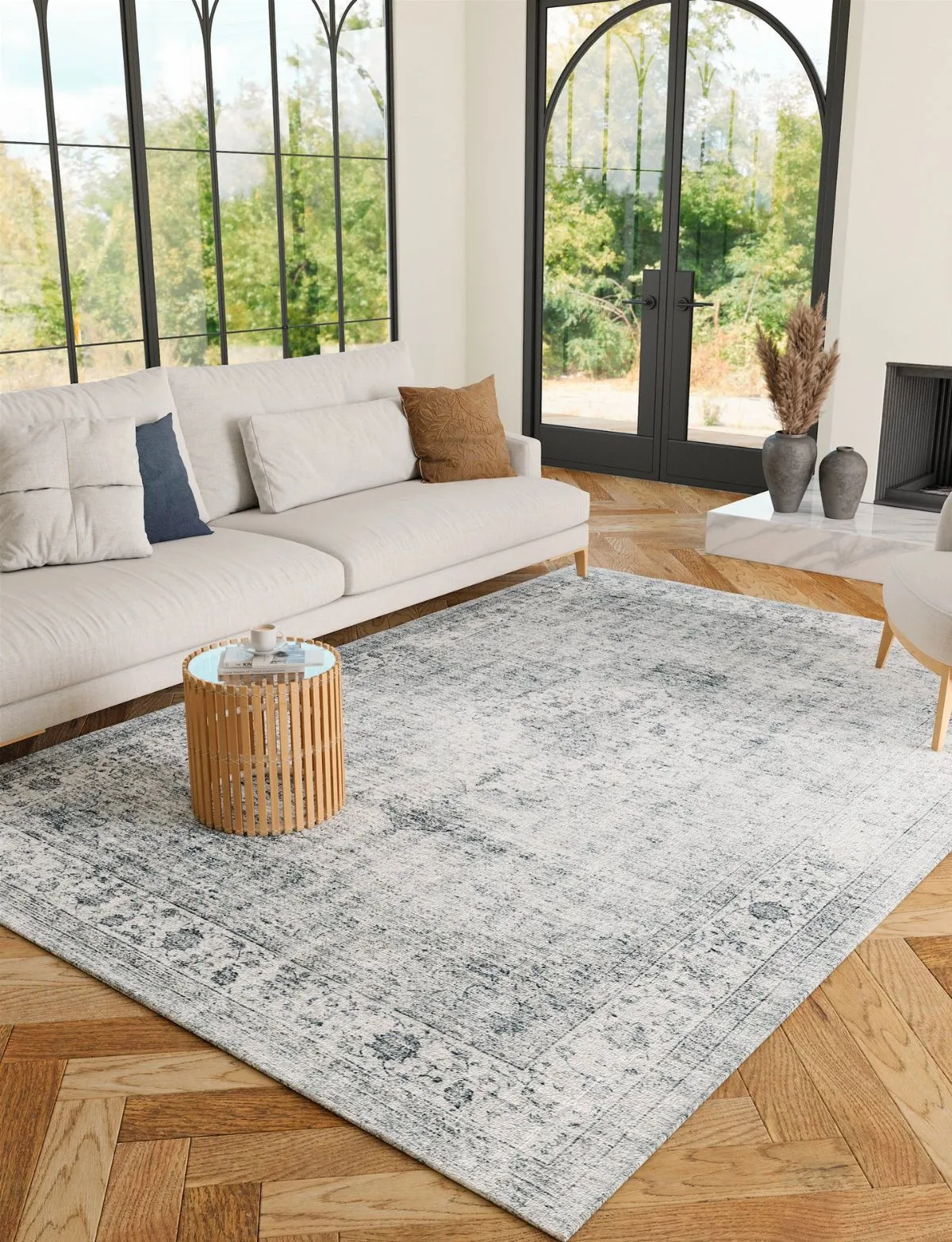 Kinsley Silver Grey Rug