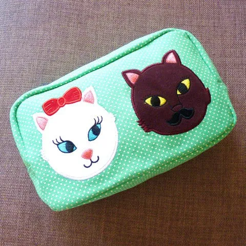 Kitty Crush Cosmetic Bag