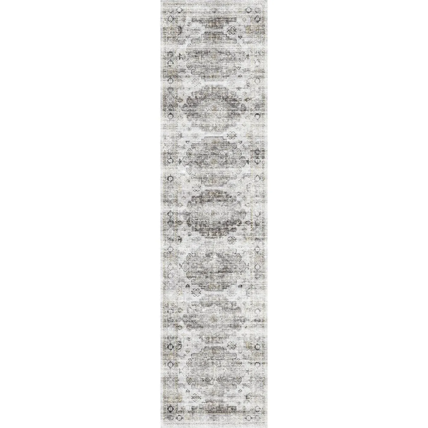 Kyra Silver Grey White Rug