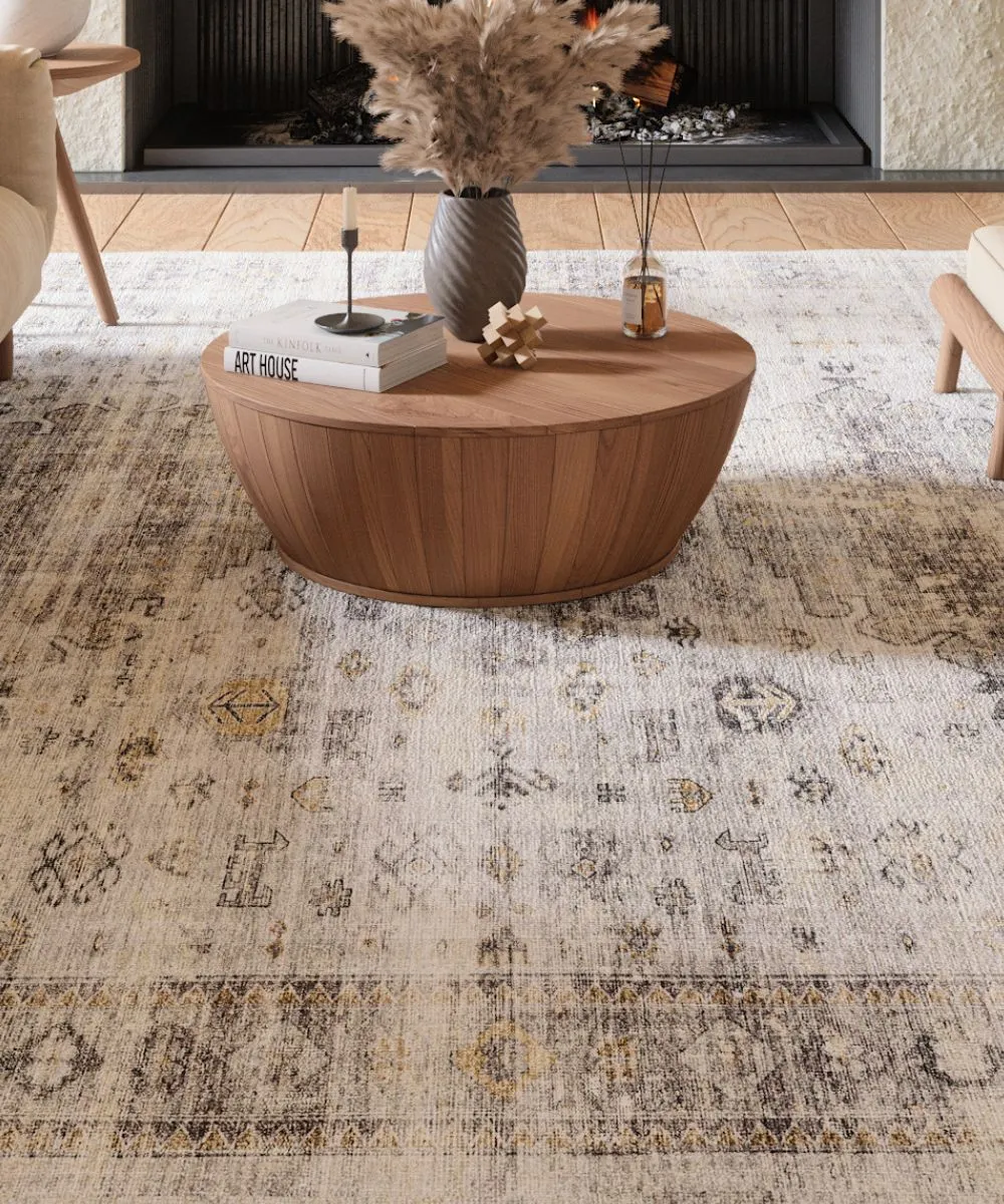 Kyra Silver Grey White Rug