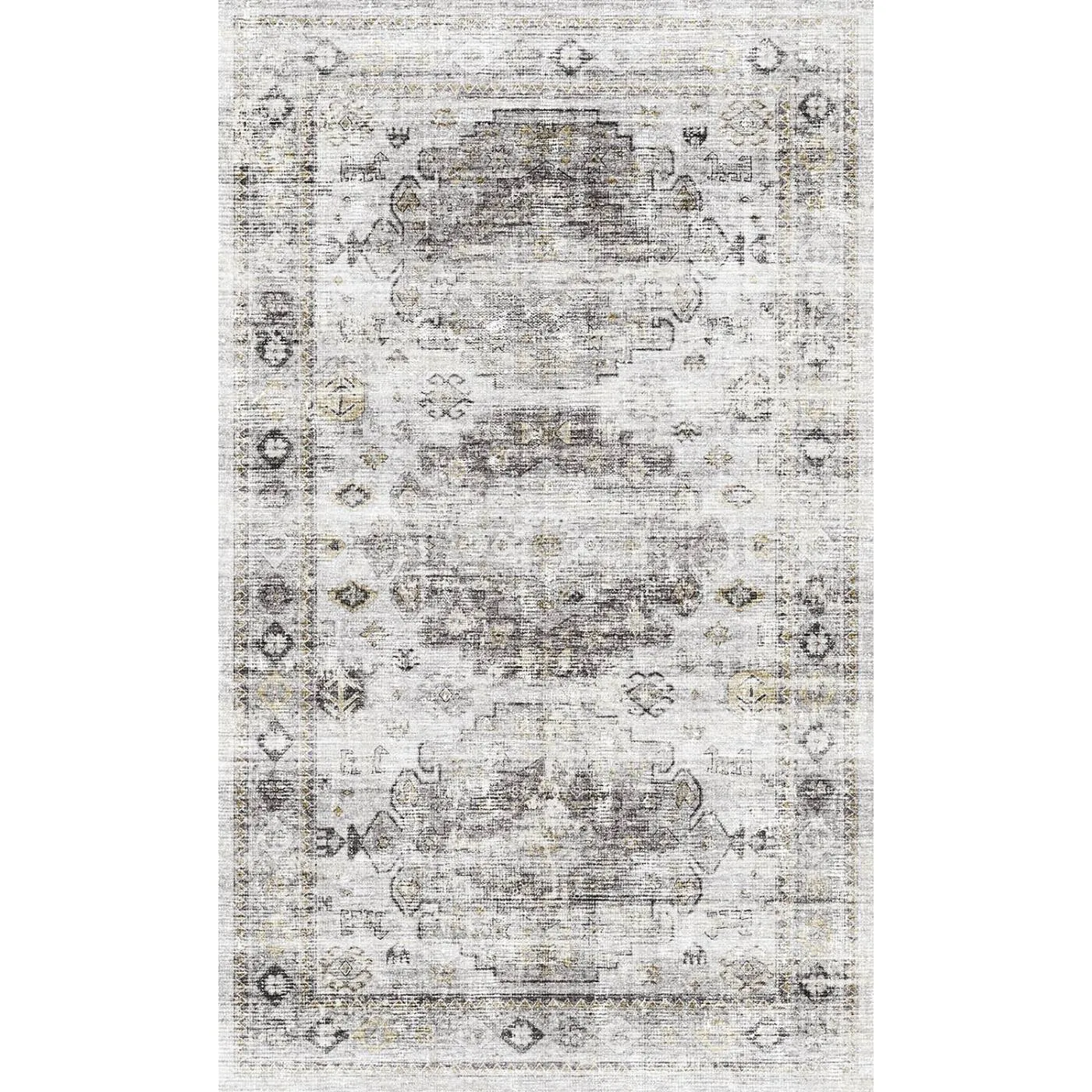 Kyra Silver Grey White Rug