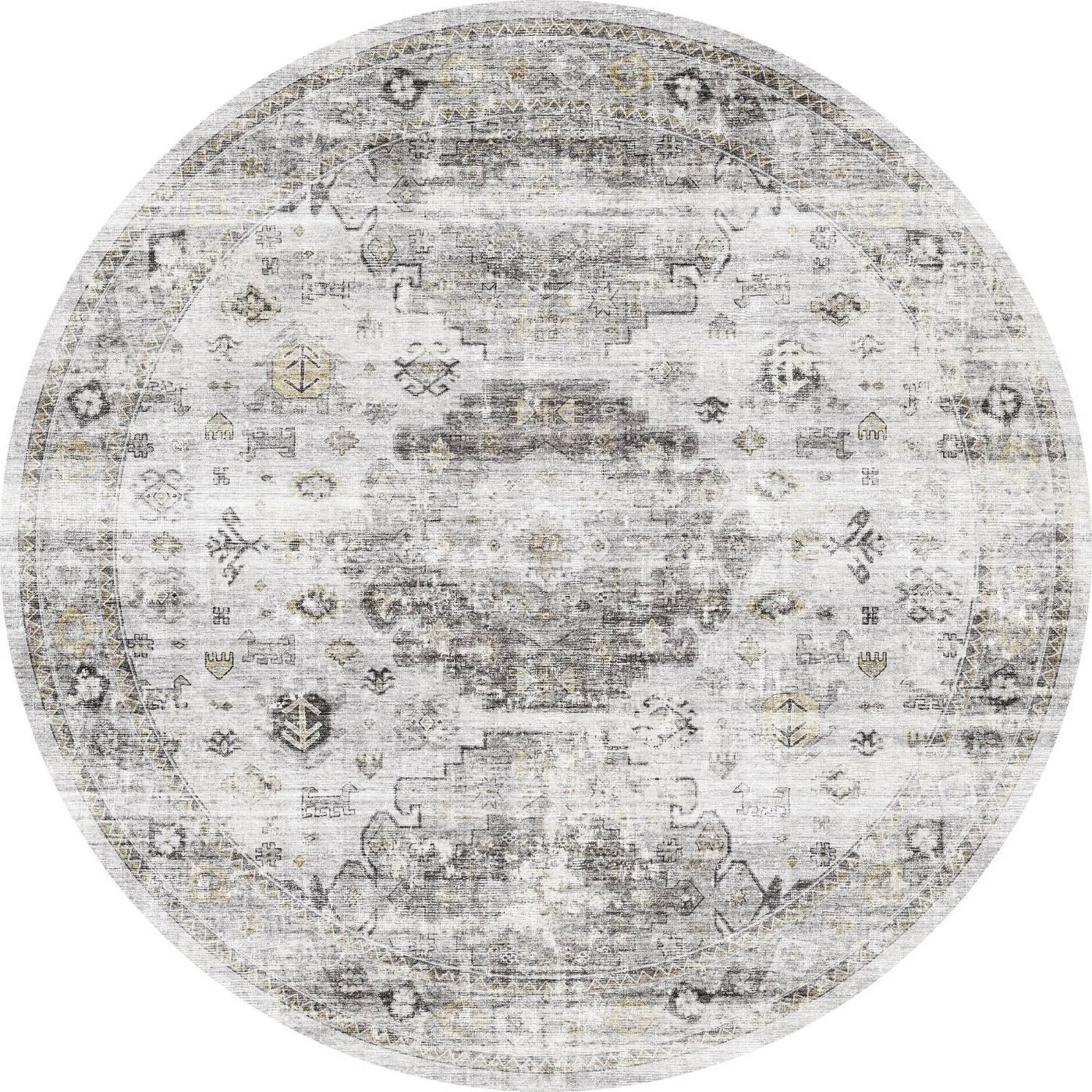 Kyra Silver Grey White Rug