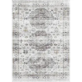 Kyra Silver Grey White Rug