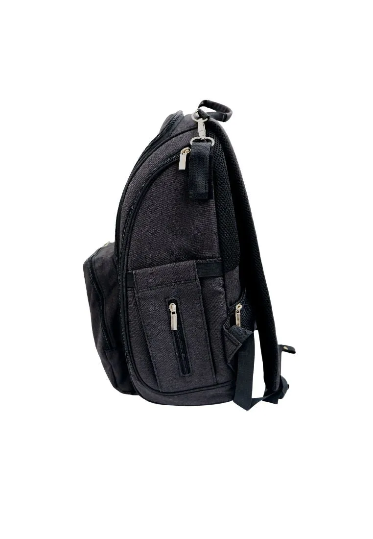 Landmark Nursery Bag Oxford Material Backpack - Black