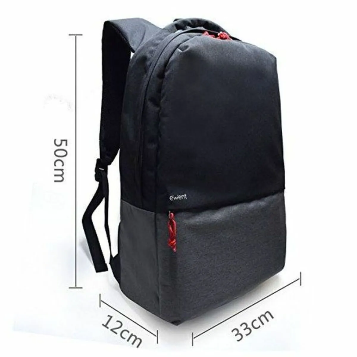 Laptop and Tablet Backpack Ewent EW2529 Black Grey 17" 17,3"