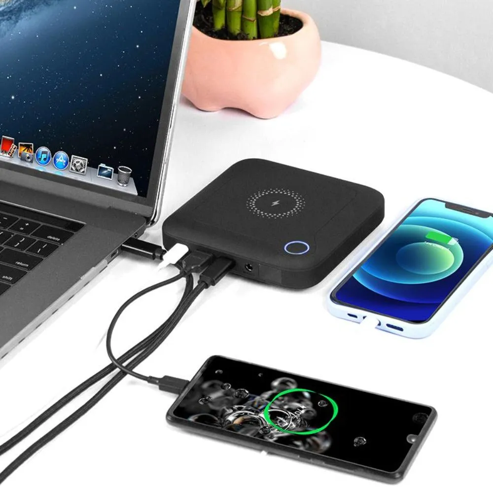 Laptop usb c Wireless Charger Powerbank 60w/24000 mah