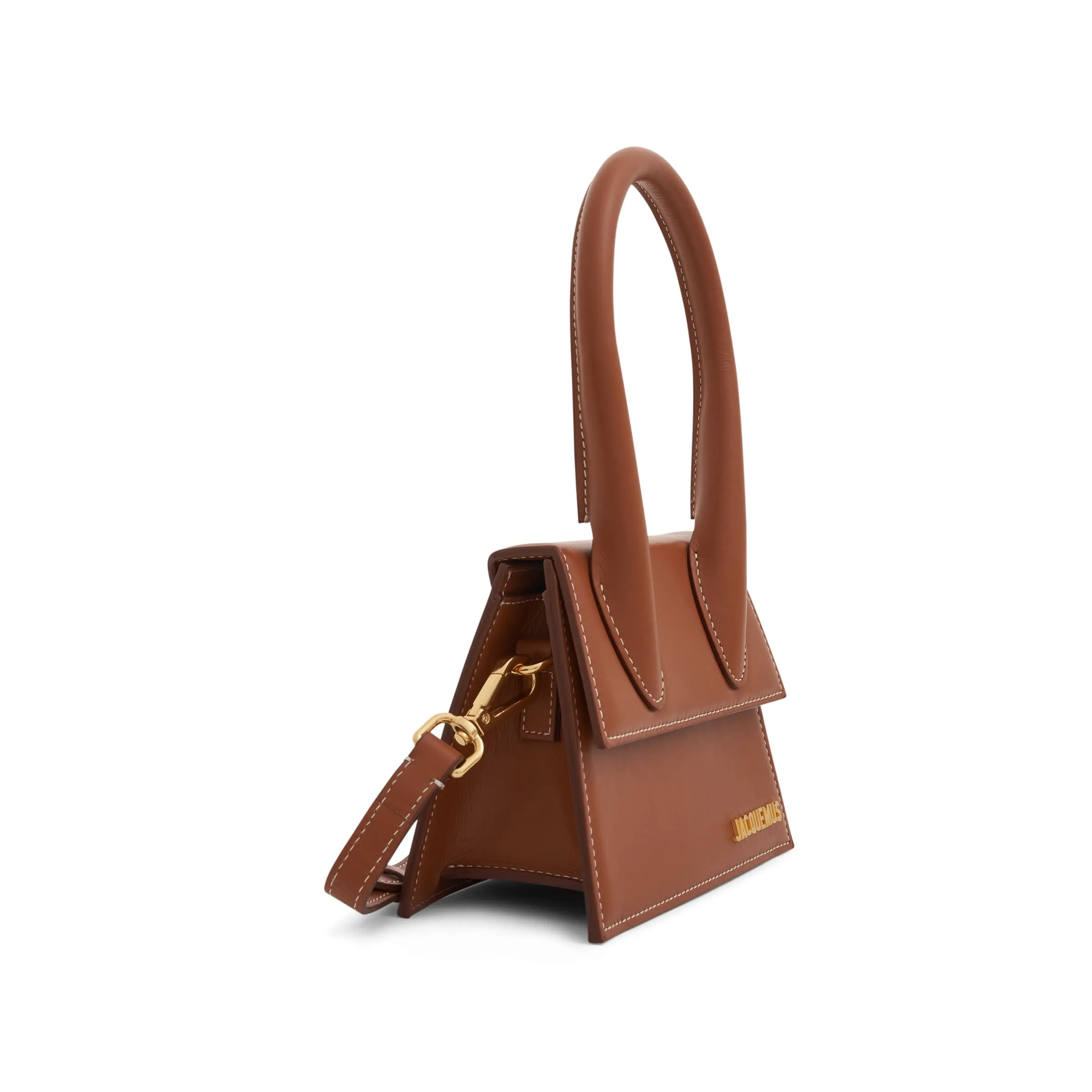 Le Chiquito Moyen Leather Bag in Light Brown