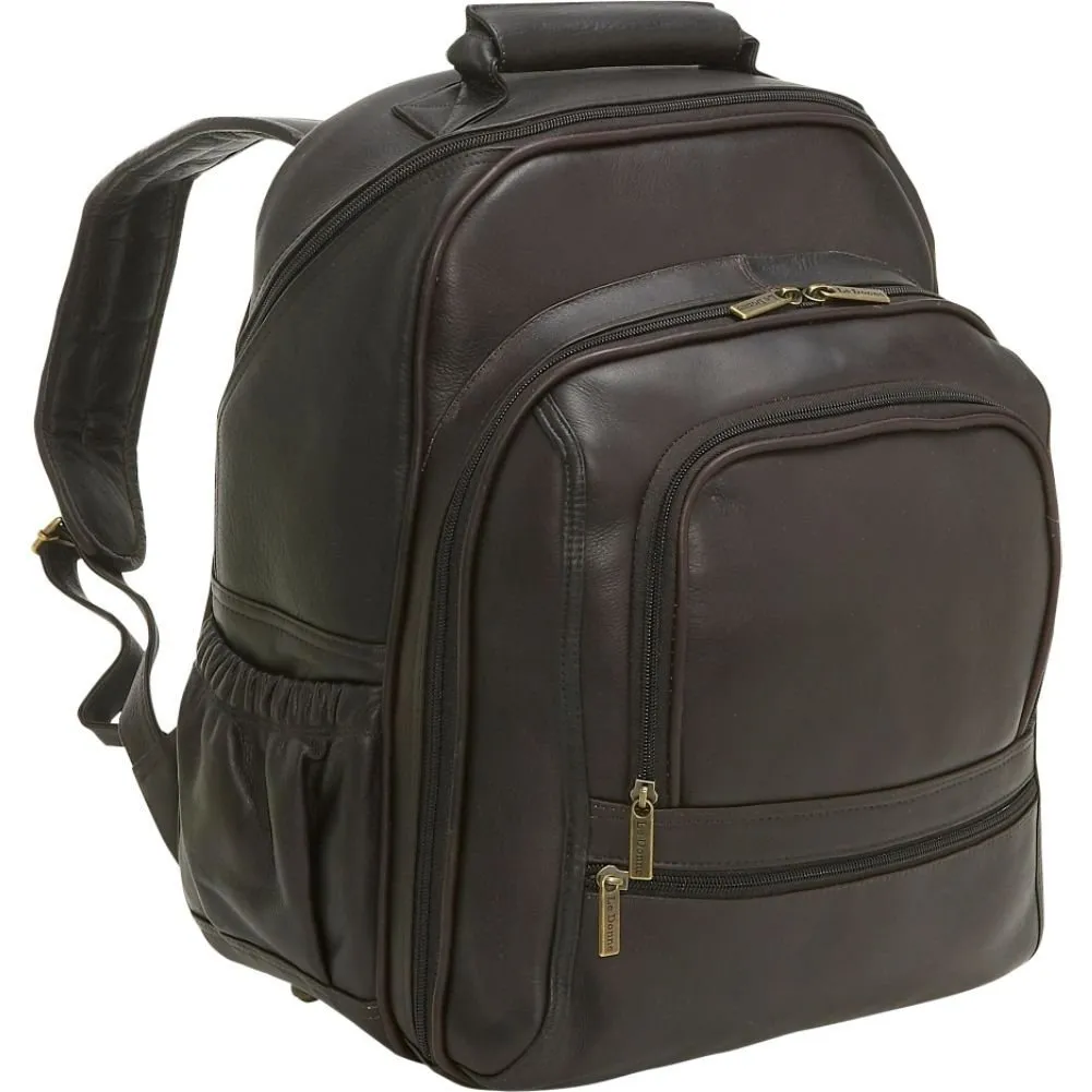 Le Donne Leather Vaquetta Large Laptop Backpack