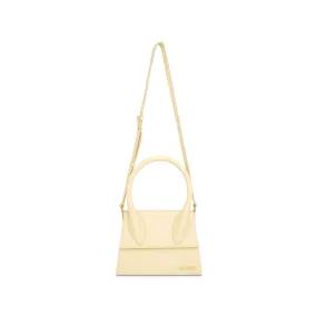 Le Grand Chiquito Leather Bag in Ivory