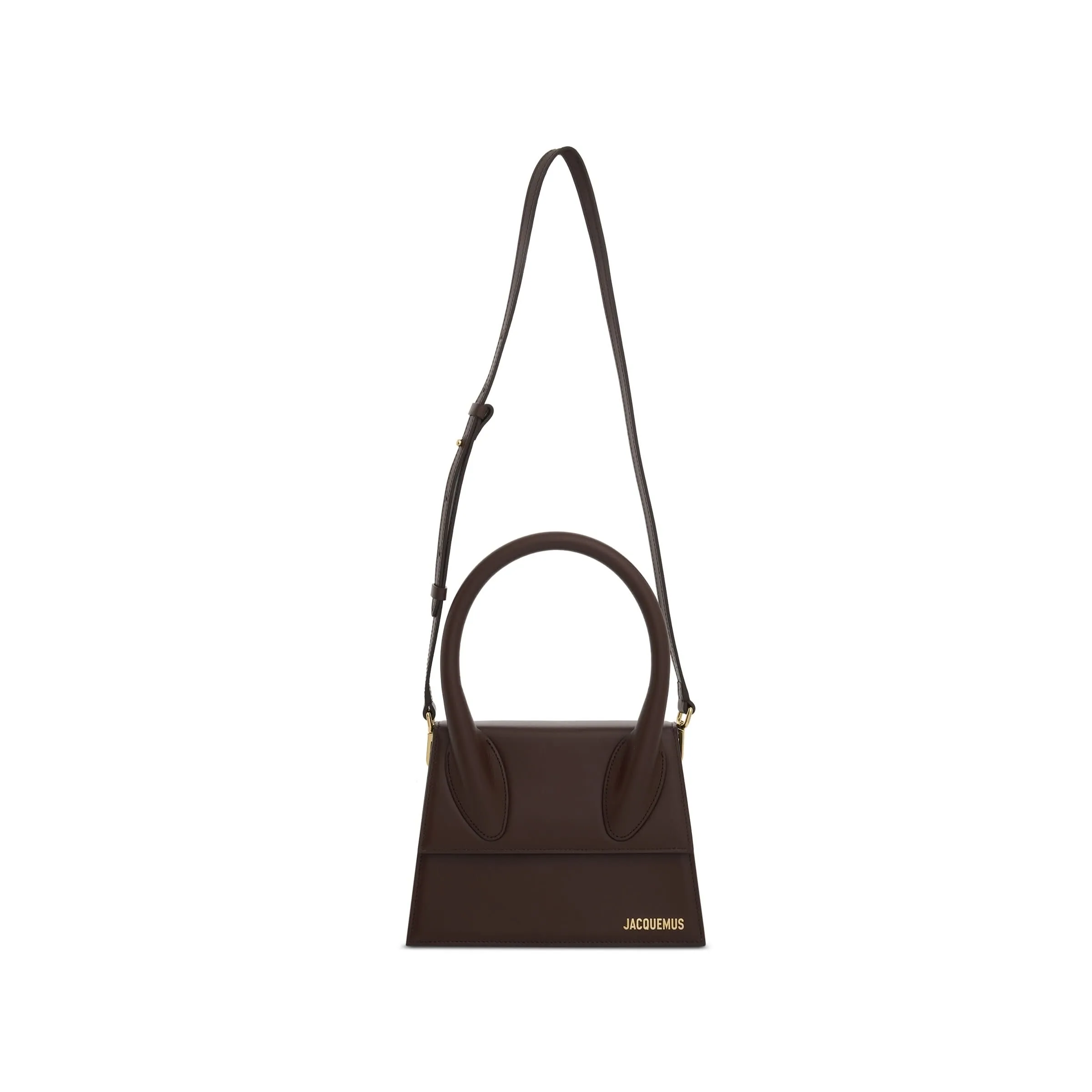 Le Grand Chiquito Leather Bag in Midnight Brown