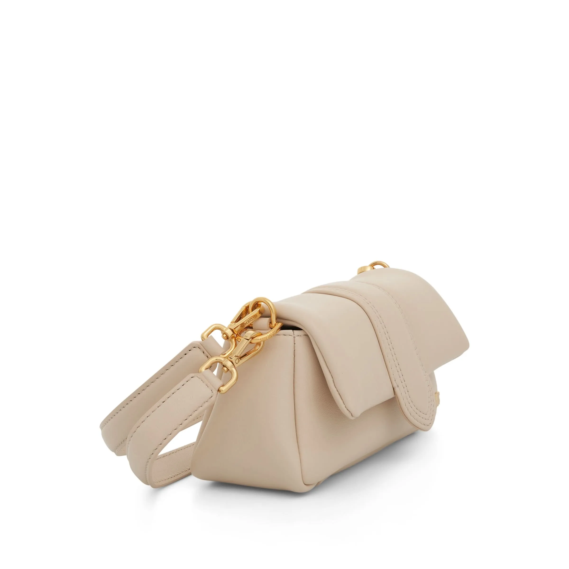 Le Petit Bambimou Leather Bag in Light Beige