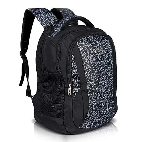 Lightweight Bohemian Classic Water Resistant Casual Backpack for School/Daypack for Travel with Bottle Side Pockets