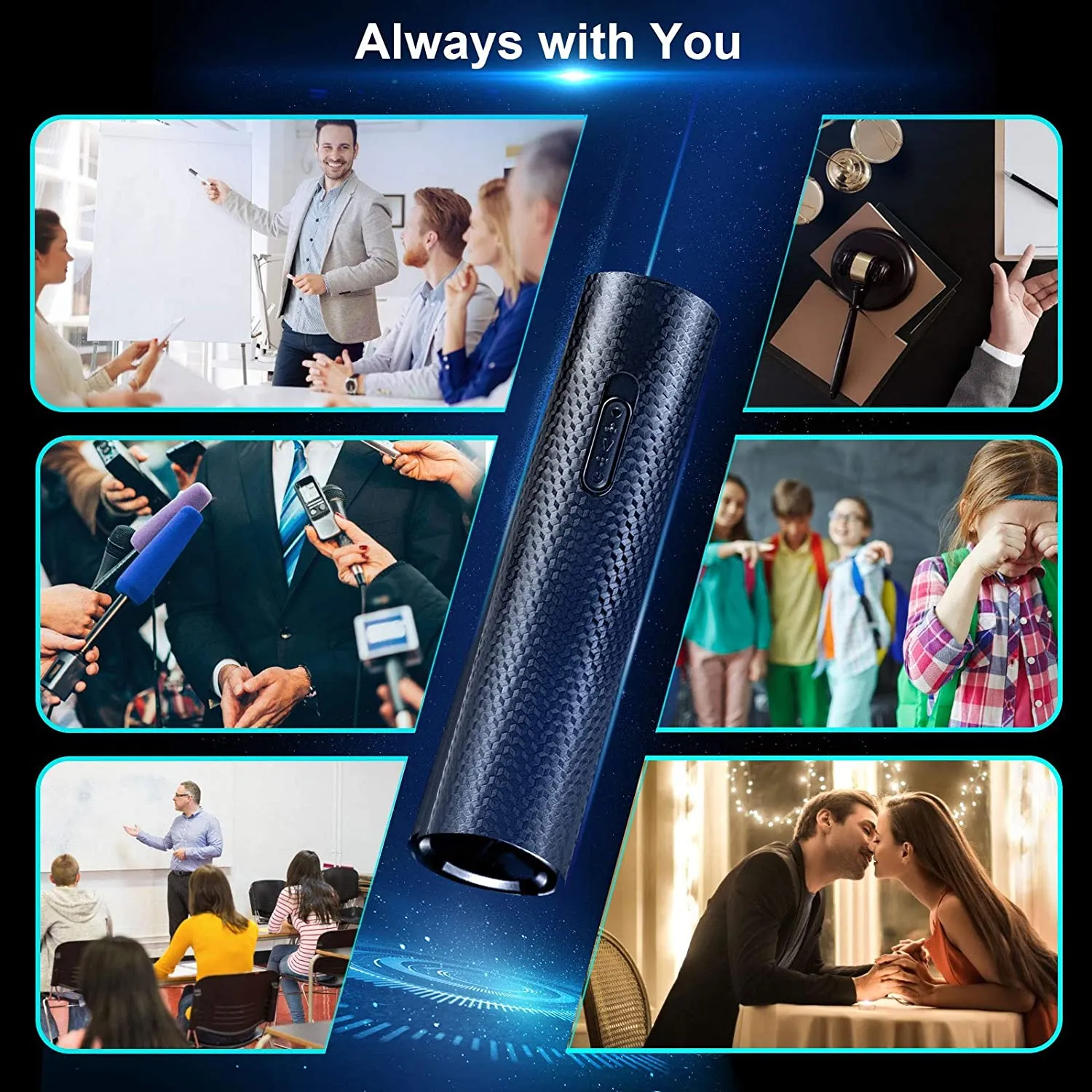 Lipstick Power Bank Voice Recorder