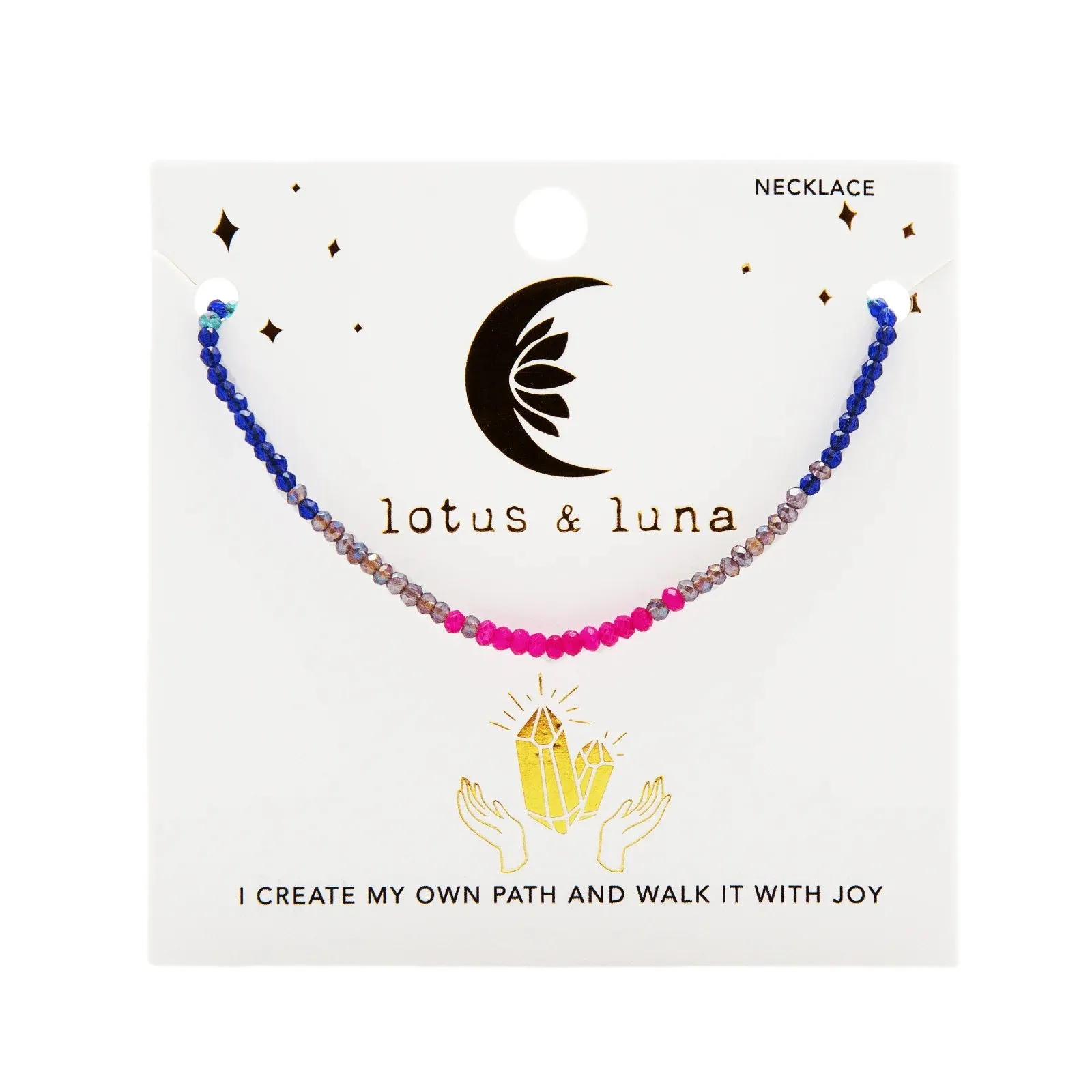 Lotus & Luna "Manifest My Path" Goddess Necklace