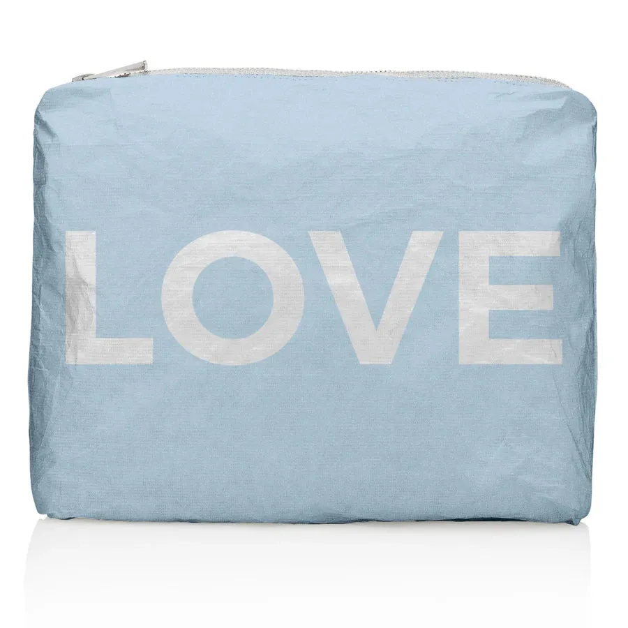 LOVE MEDIUM ZIPPER POUCH