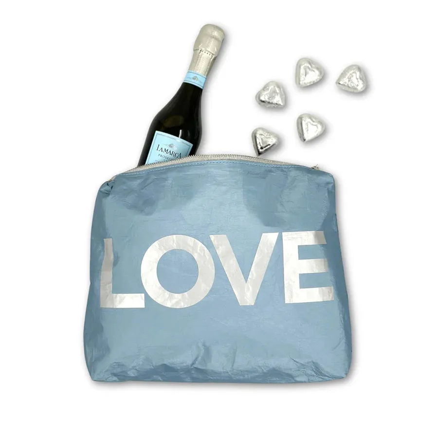 LOVE MEDIUM ZIPPER POUCH