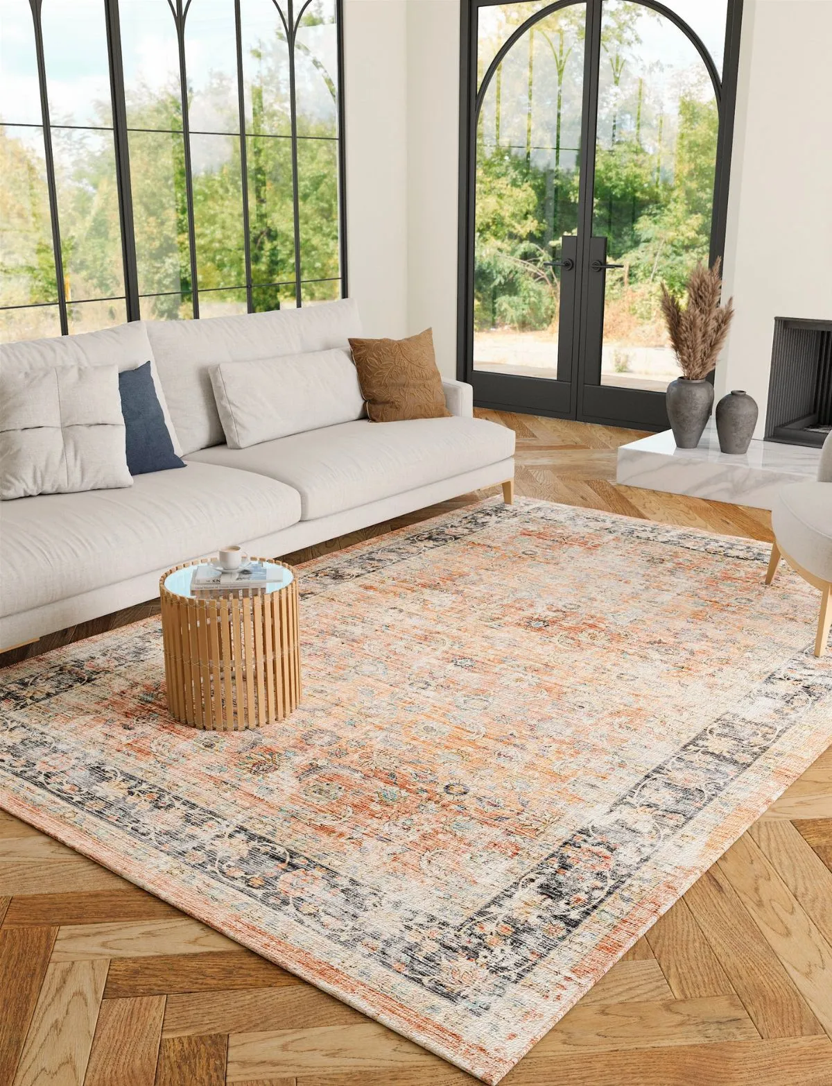 Makayla Terracotta Spice Multi Rug