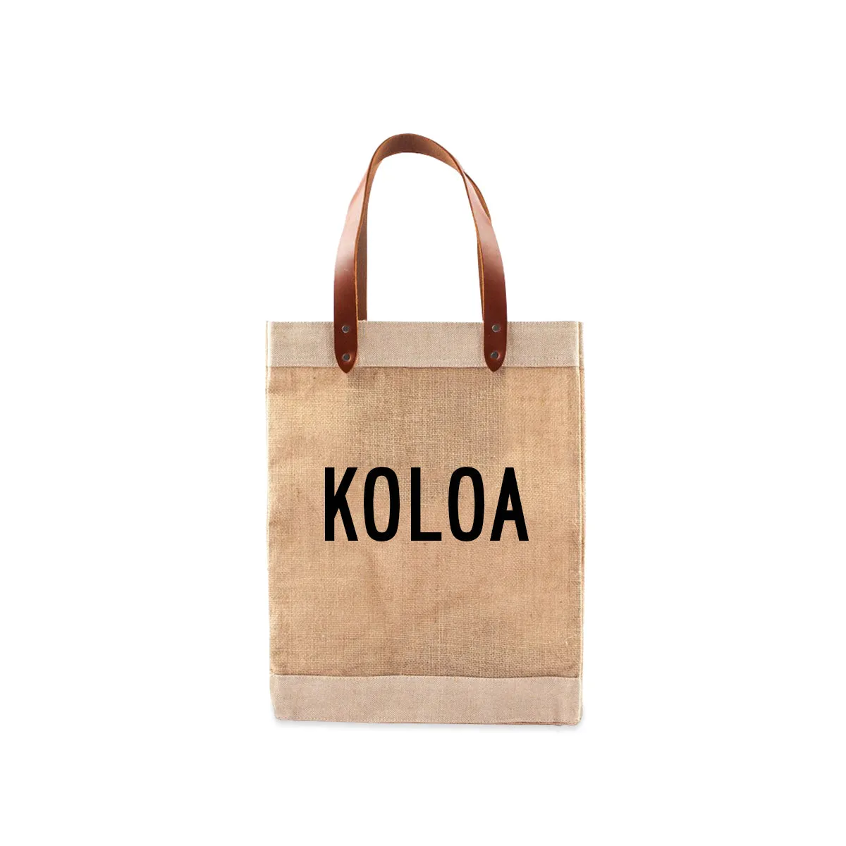 Market Tote Koloa  (Black Lettering)