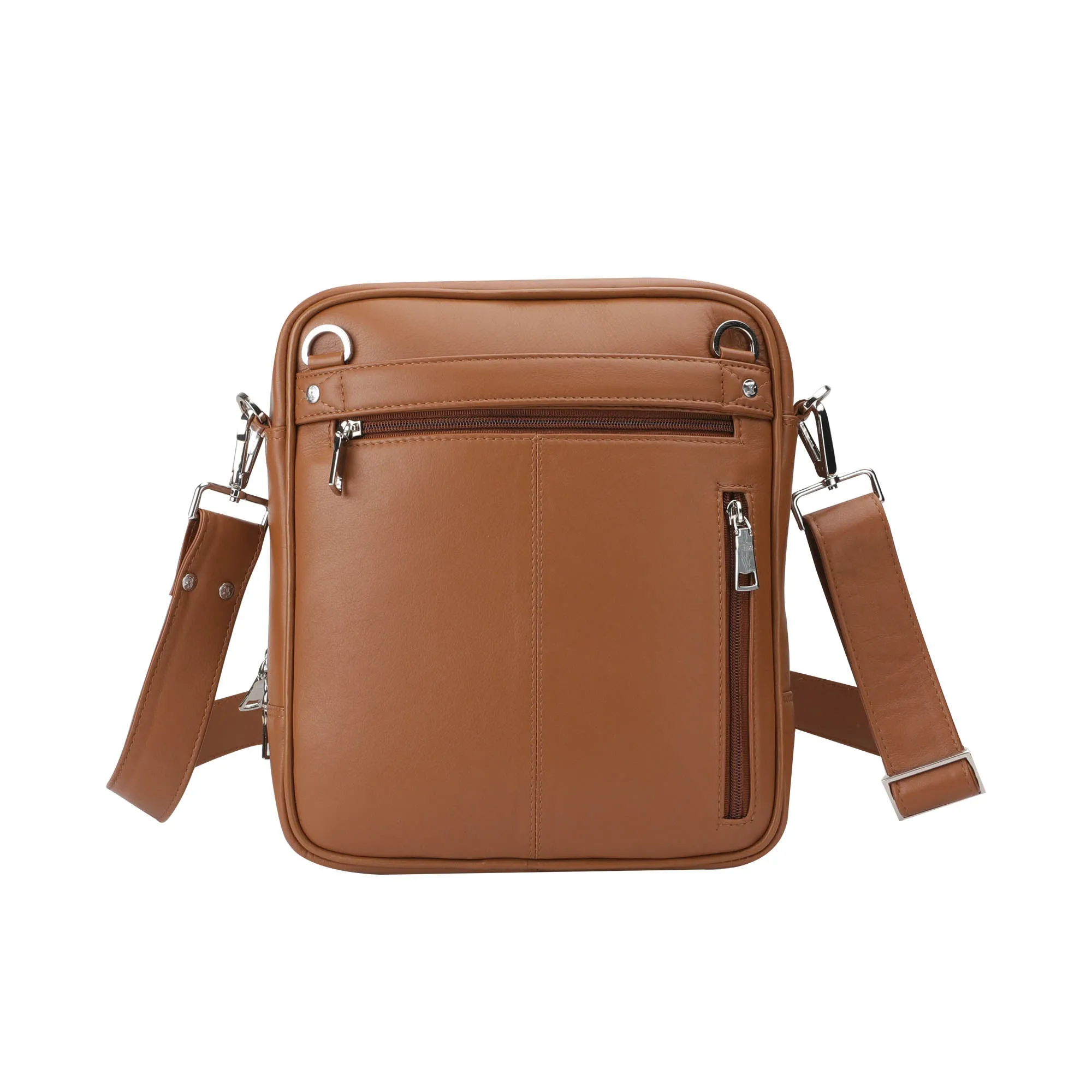 Men's Bag IX |   Leather Side Bag For Men | Colour - Tan