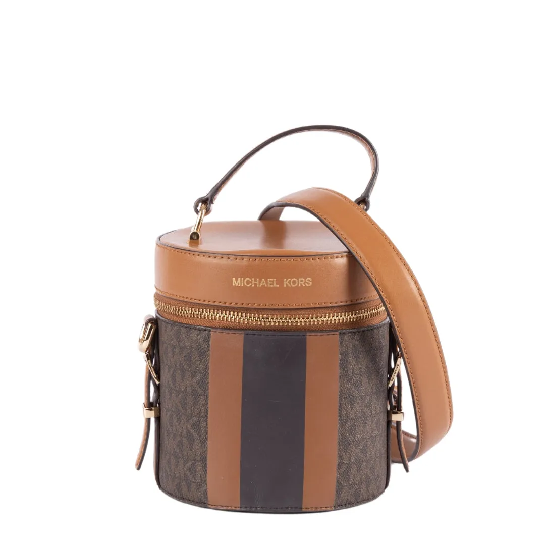 Michael Kors Bedford Travel Barrel Crossbody Bag