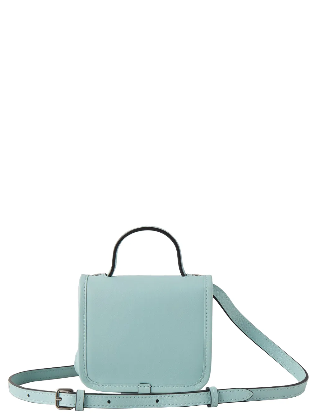 Micro Sadie Square Silky Calf (Acrylic Green)