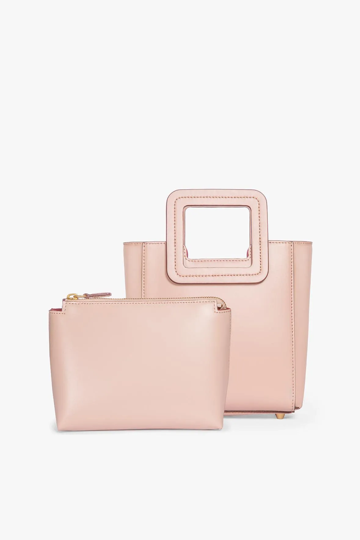 MINI SHIRLEY LEATHER BAG | BLUSH