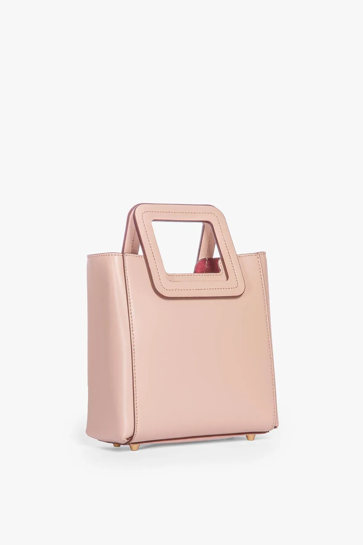 MINI SHIRLEY LEATHER BAG | BLUSH