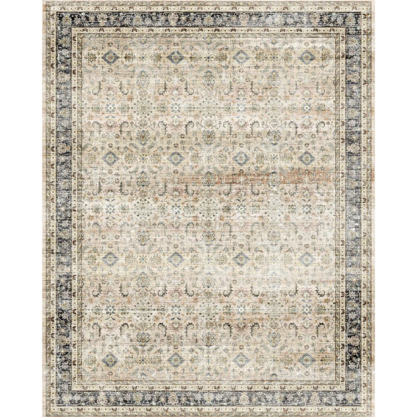 Miriam Yellow Beige Rug