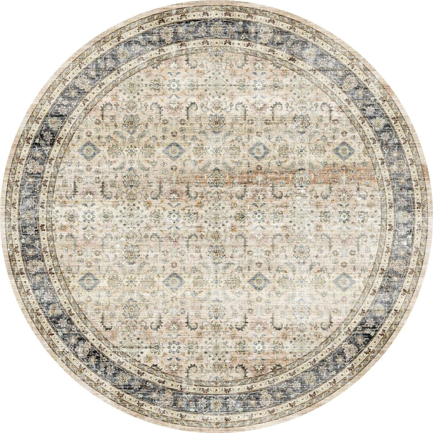 Miriam Yellow Beige Rug