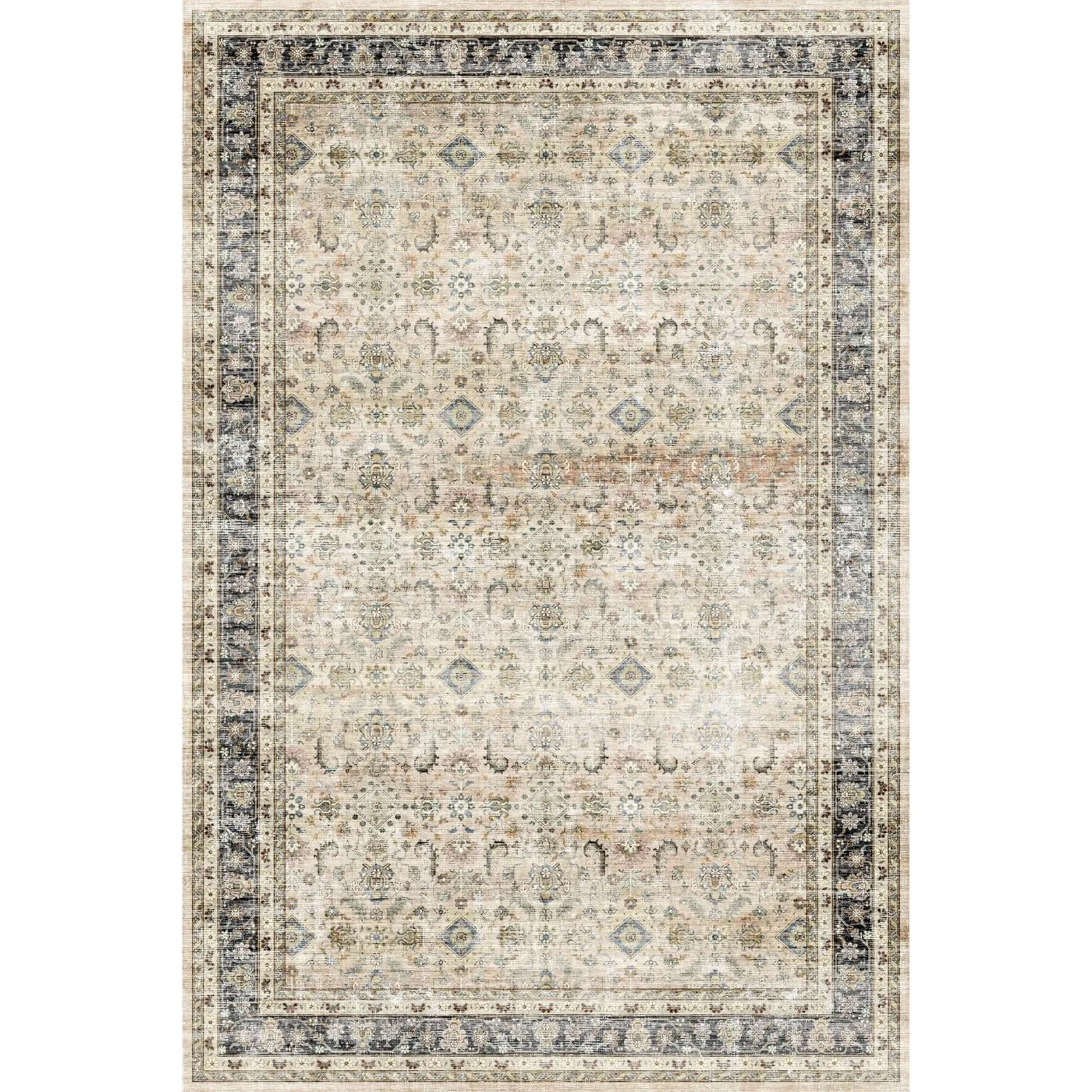 Miriam Yellow Beige Rug