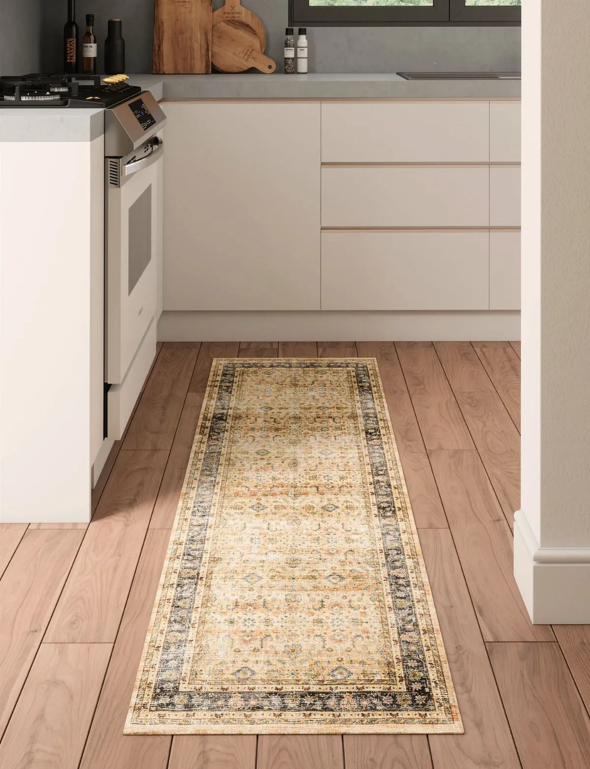 Miriam Yellow Beige Rug