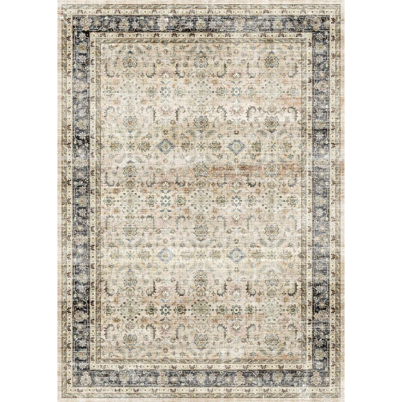 Miriam Yellow Beige Rug