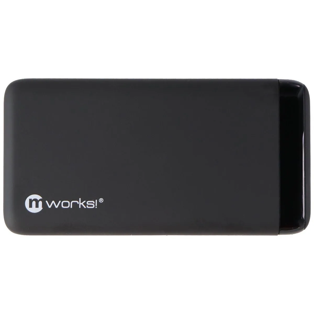 mWorks! mPower! Portable 10,000mAh USB and USB-C Power Bank - Black