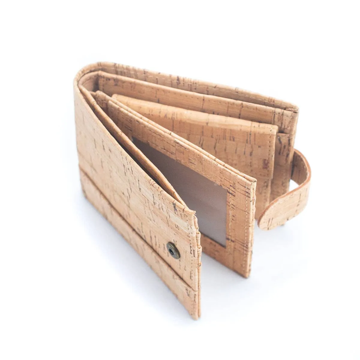 Natural rustic cork wallet for men BAG-2232