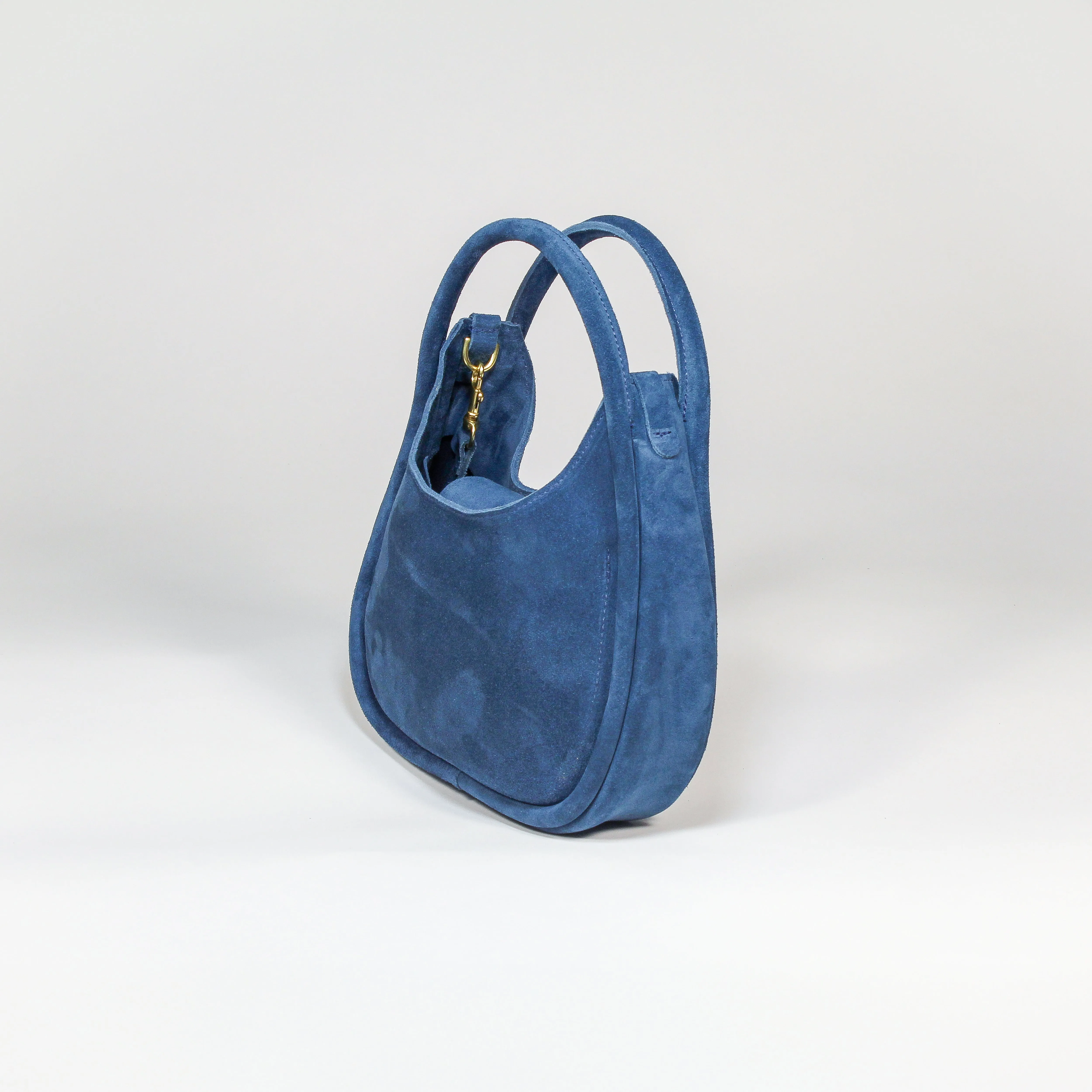 NEW! Emilia Top Handle Crossbody in Aegean Suede by Oliveve Handbags