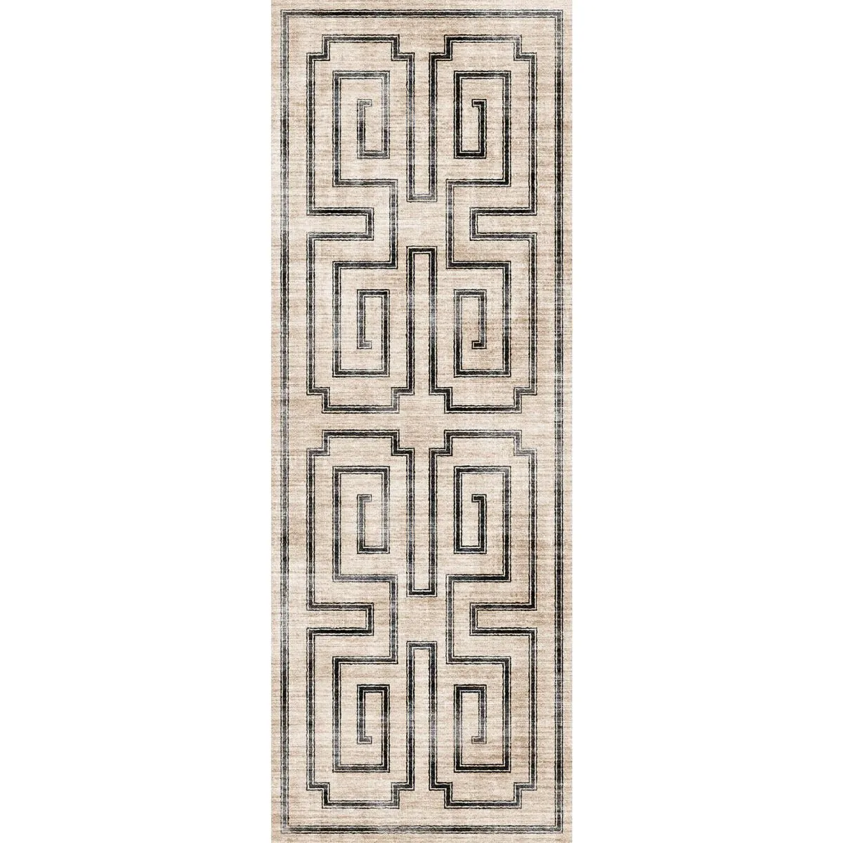 Noa Natural Black Rug