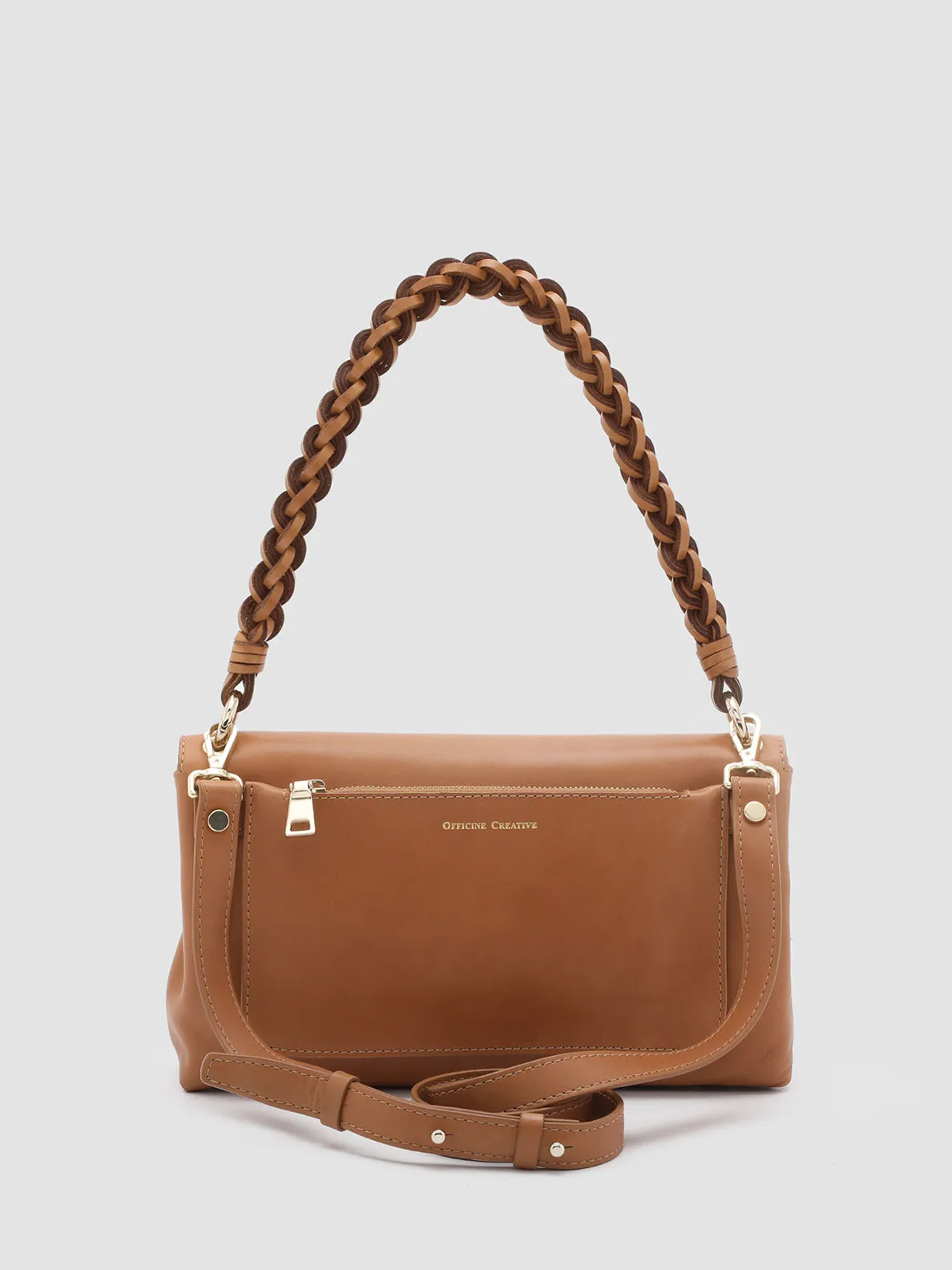 NOLITA WOVEN 212 - Brown Nappa Leather Shoulder Bag