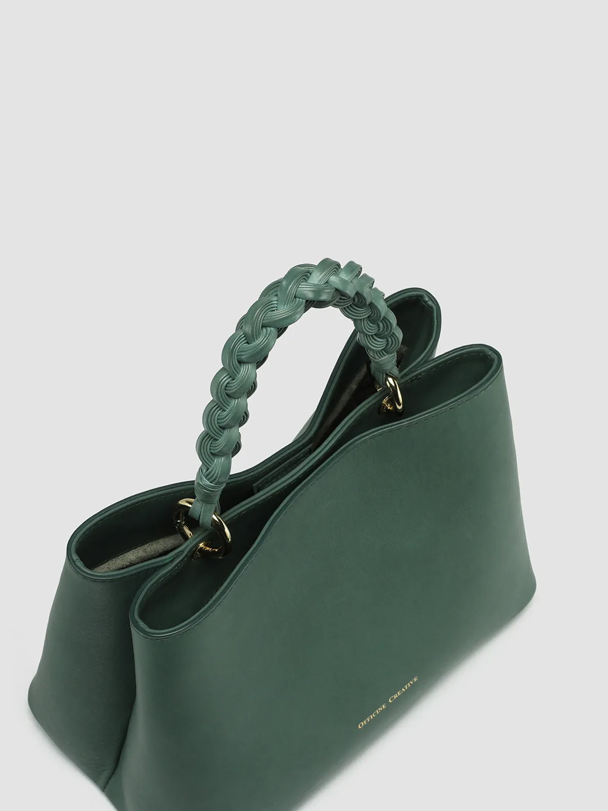 NOLITA WOVEN 220 - Green Nappa Leather Hand Bag