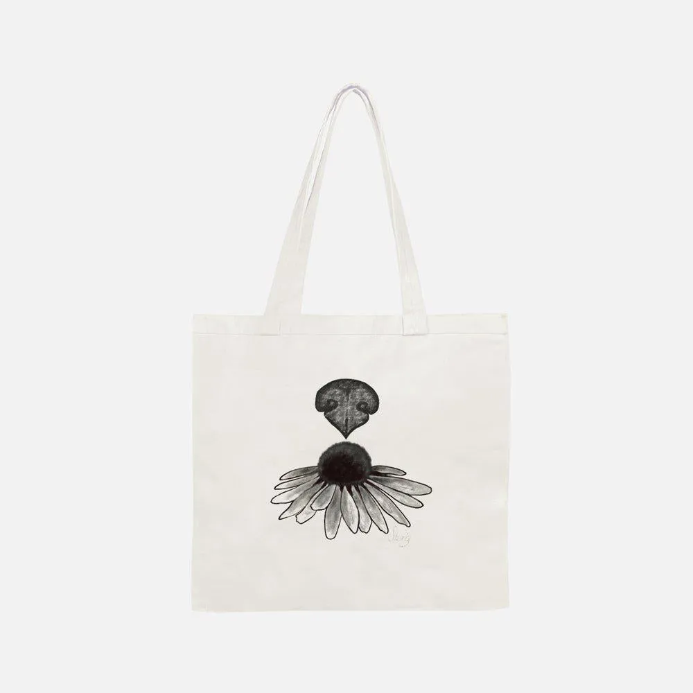 Nose Print Cotton Tote