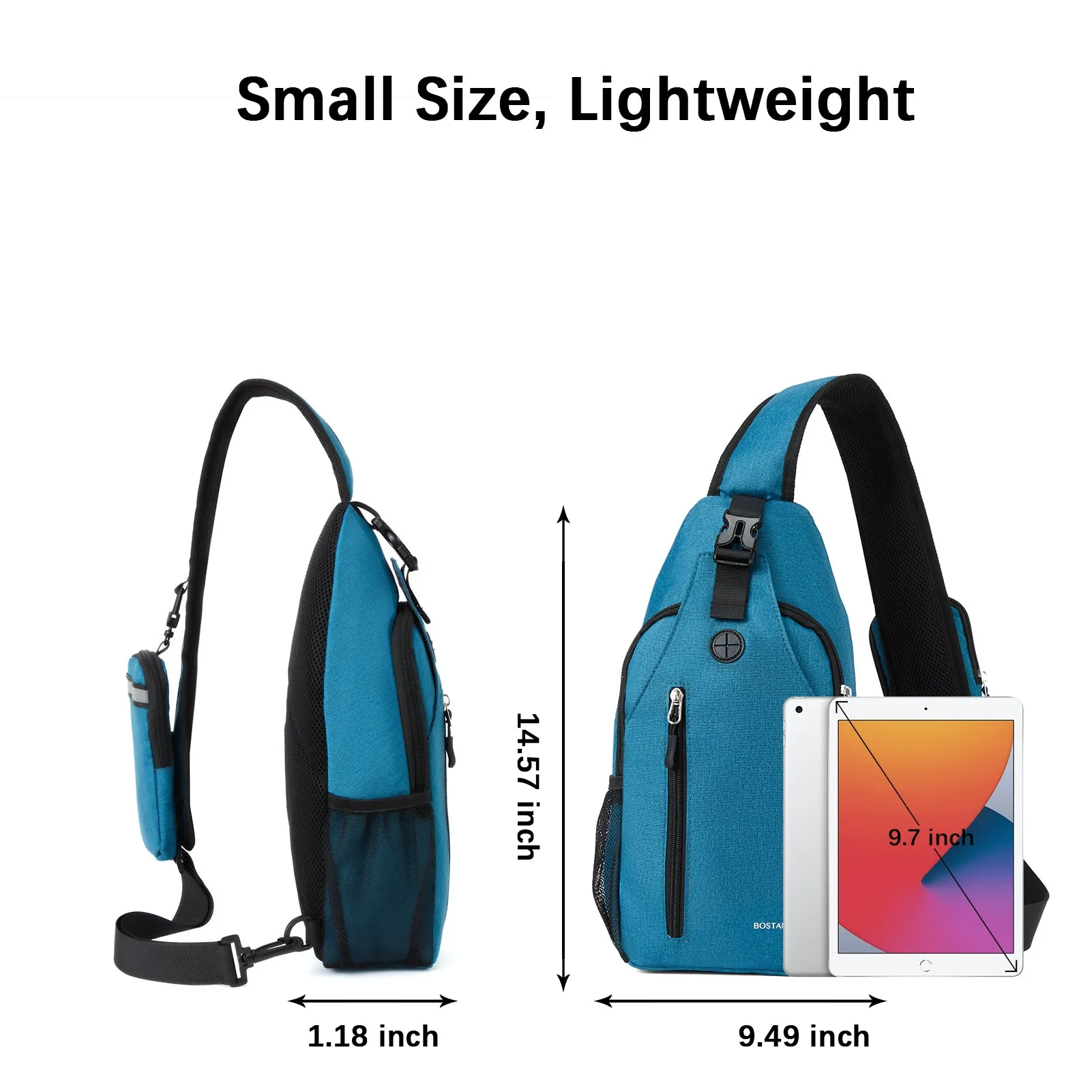 Nova Sling Bag with Cell Phone Security Organizer