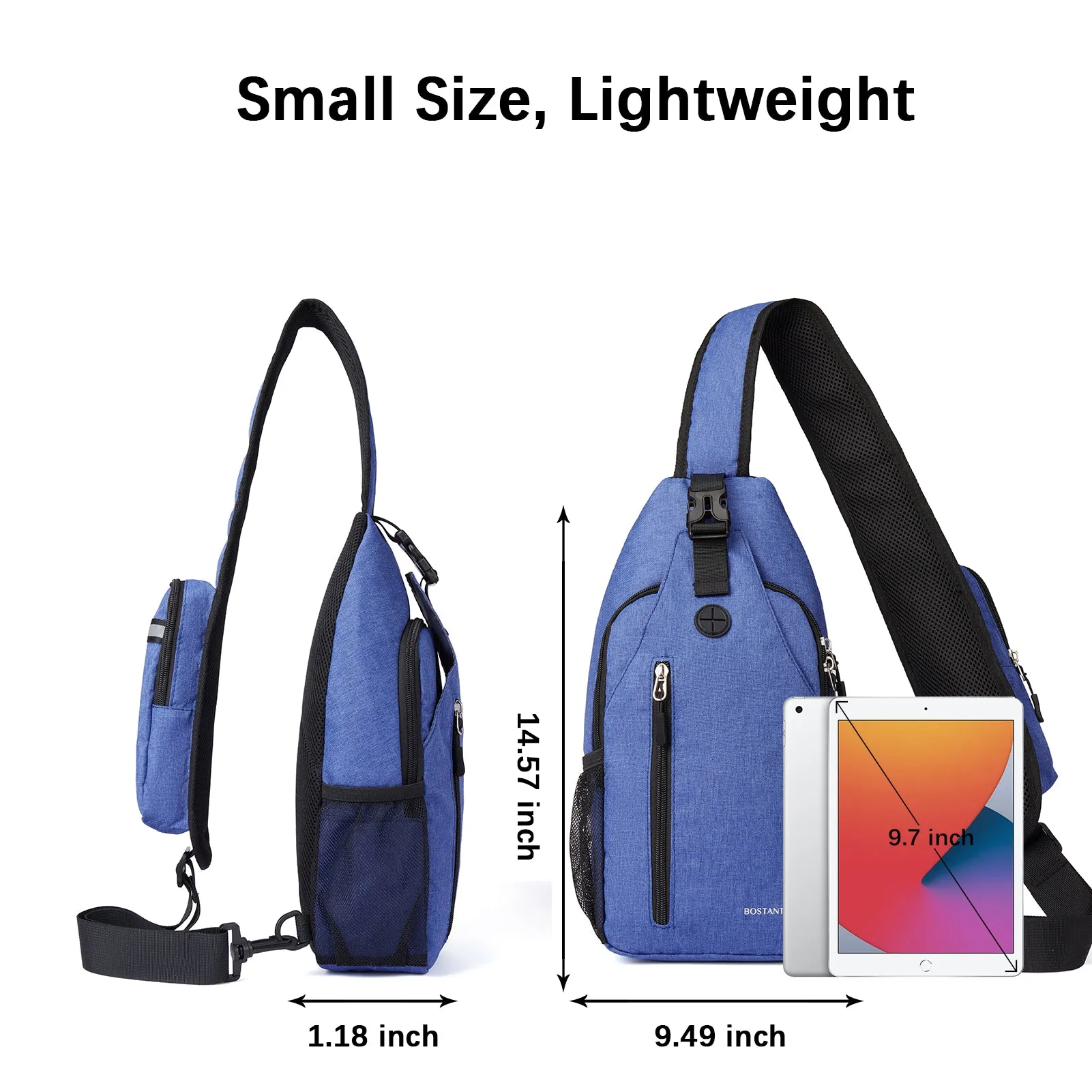 Nova Sling Bag with Cell Phone Security Organizer