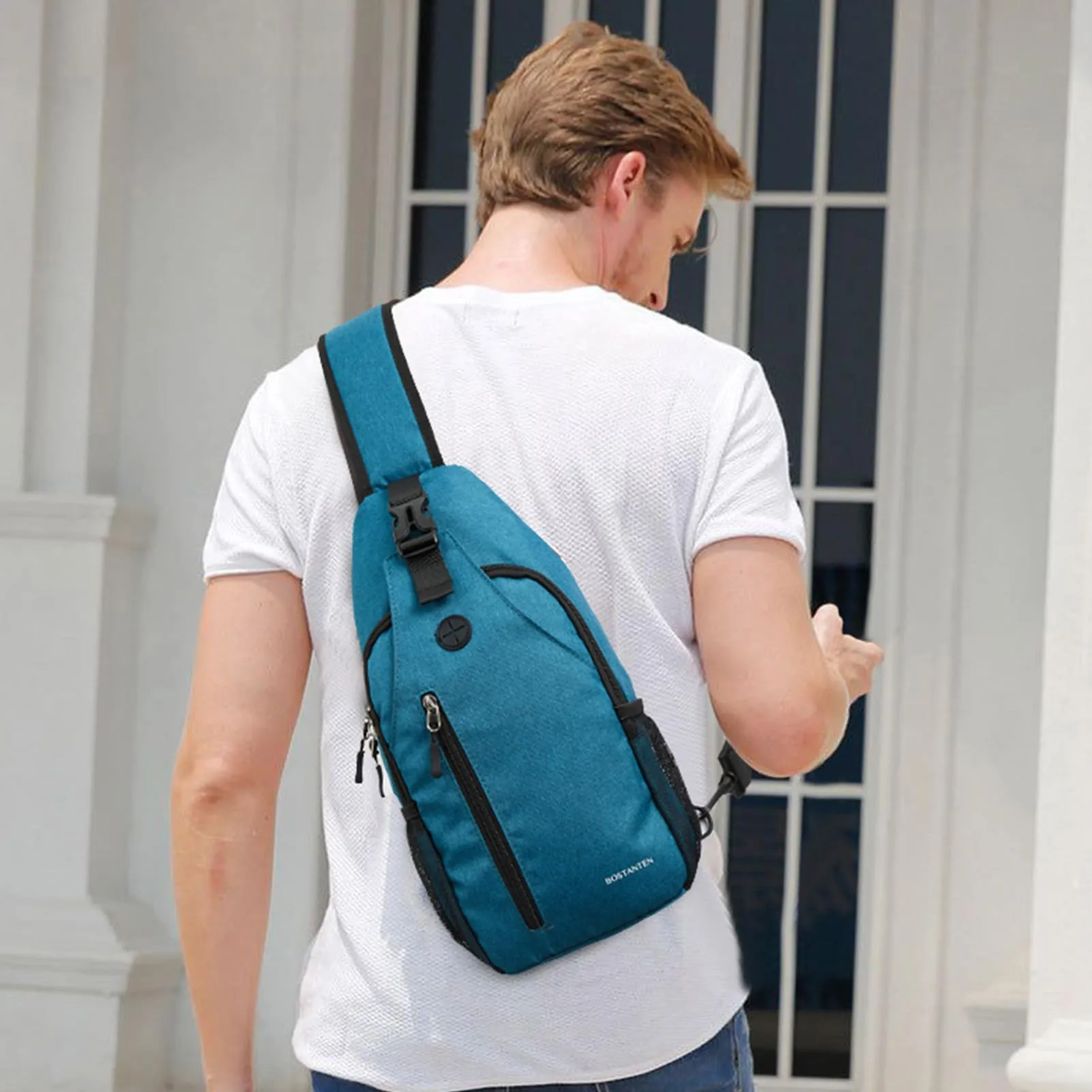 Nova Sling Bag with Cell Phone Security Organizer