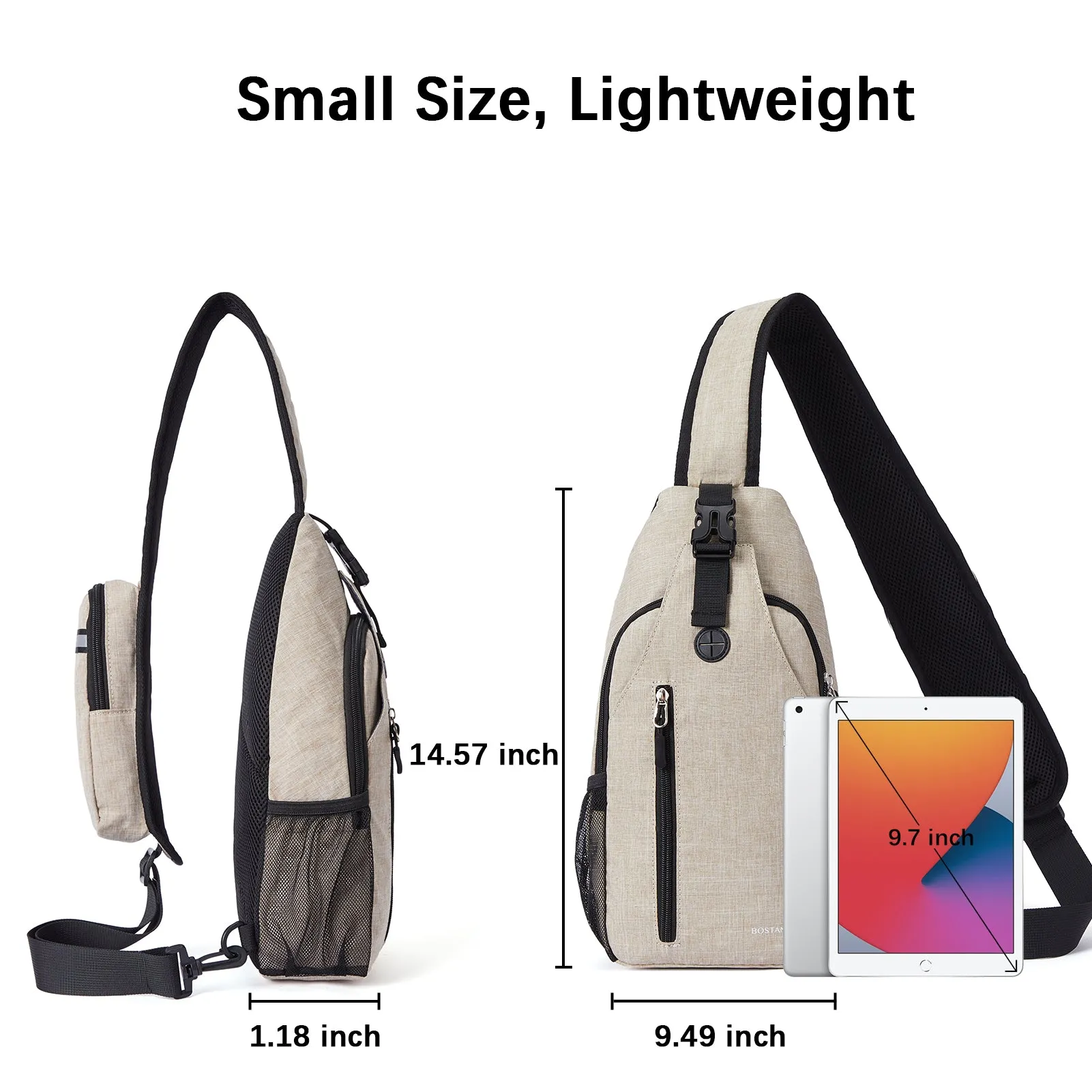 Nova Sling Bag with Cell Phone Security Organizer