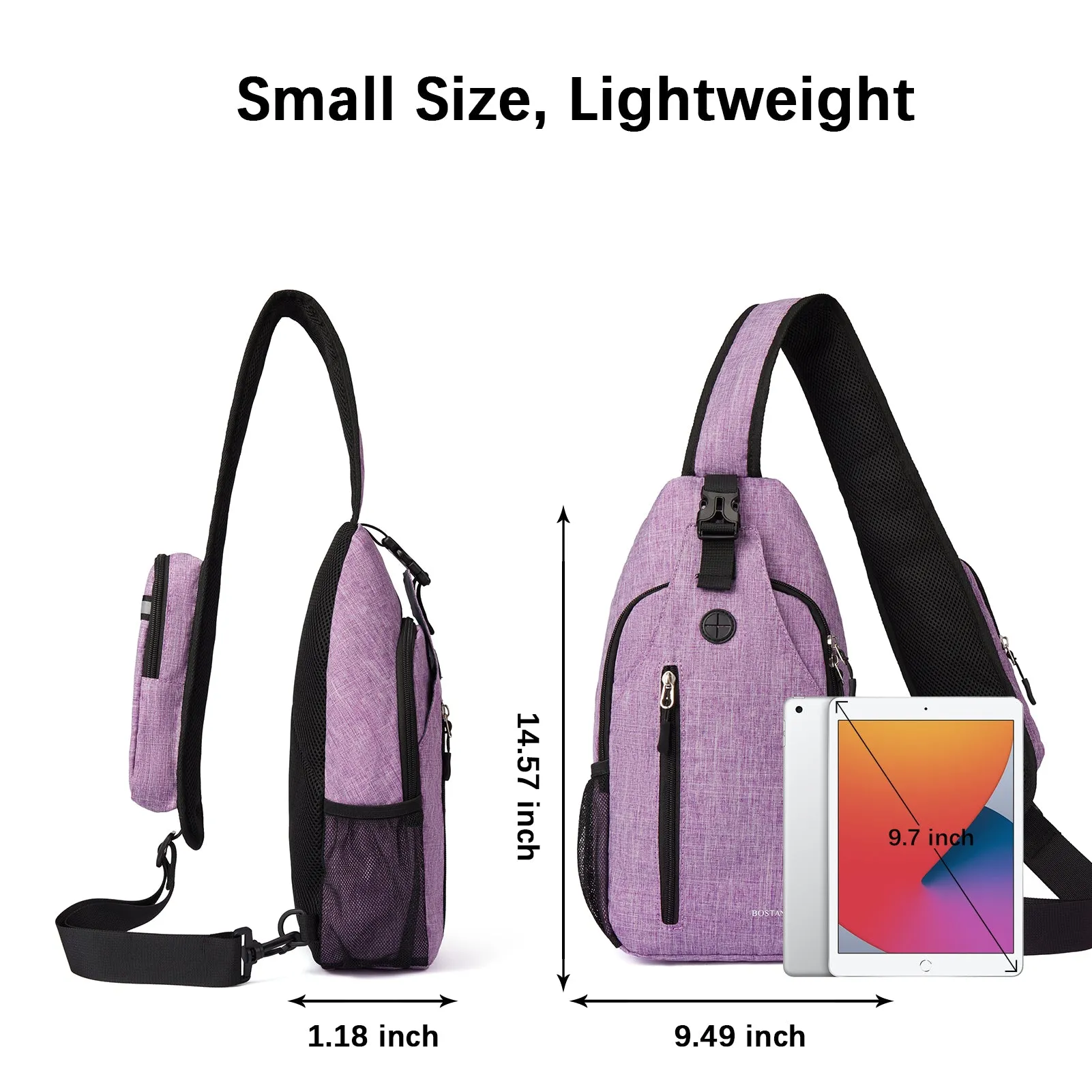 Nova Sling Bag with Cell Phone Security Organizer