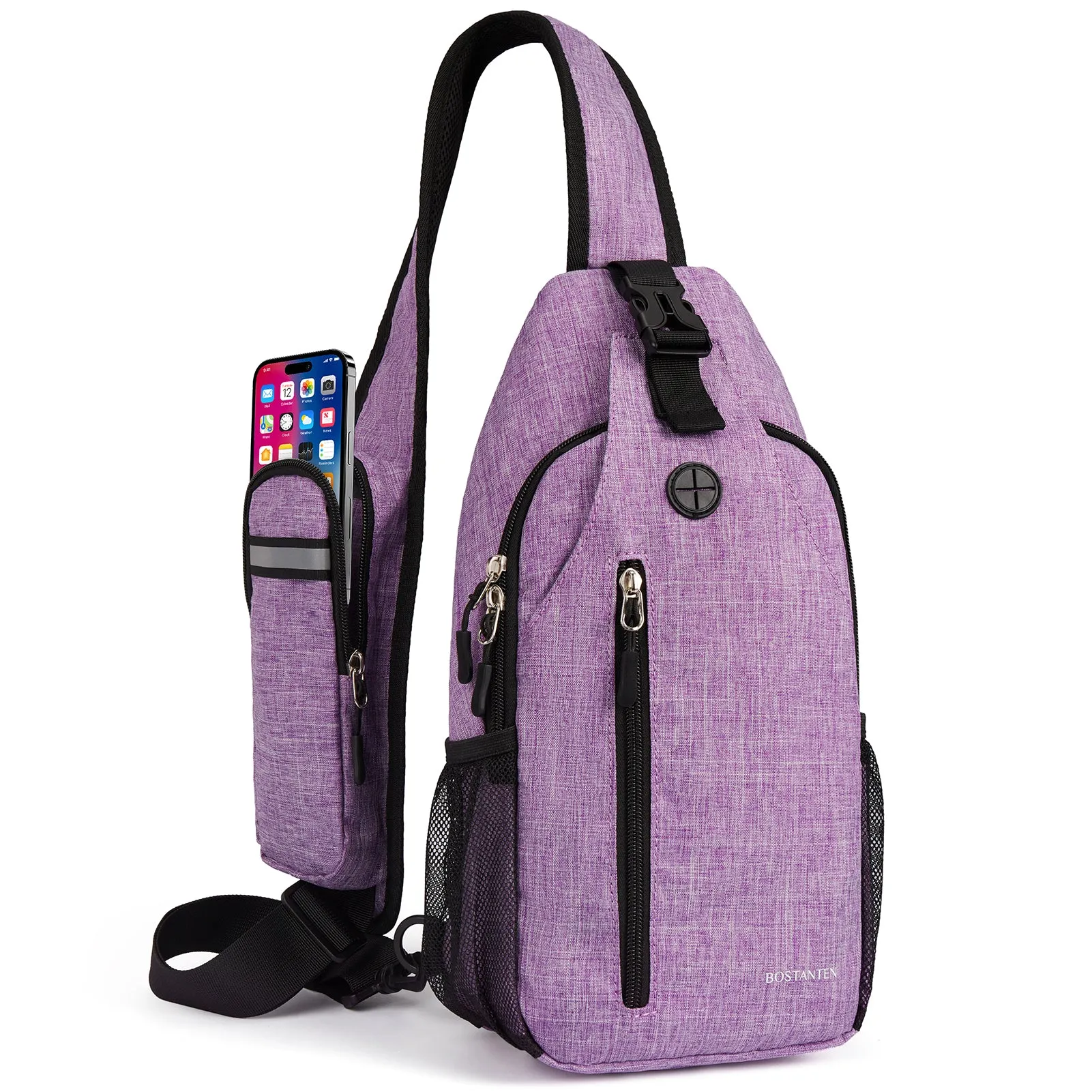 Nova Sling Bag with Cell Phone Security Organizer